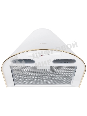 Вытяжка каминная Elikor Эпсилон 50П-430-П3Л белый/золотистый, 50 см, 430 м³/ч, 54 дБ