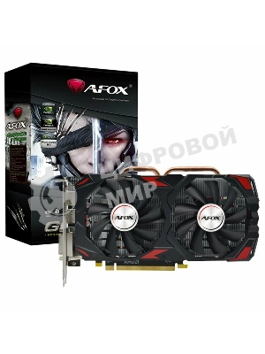 Видеокарта AFOX AMD Radeon RX 580 2048SP, 8 GB GDDR5, 256 bit, 2xDisplayPort, HDMI, GPU 1168 MHz