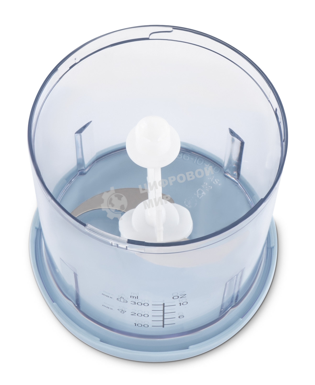 Измельчитель электрический Hyundai HYC-P3118 0.8л. 350Вт голубой/синий