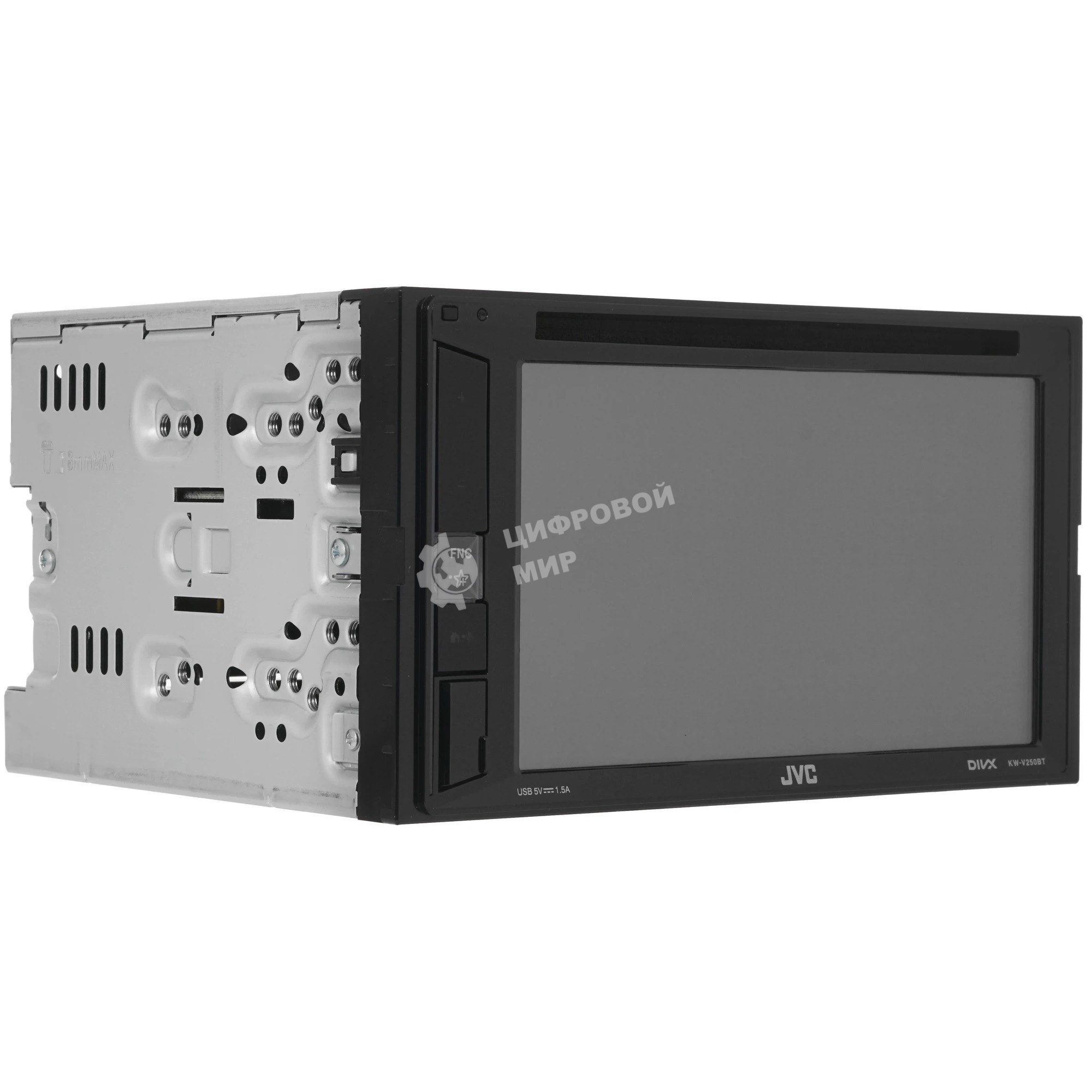 Автомагнитола CD DVD JVC KW-V250BTM 2DIN 4x50Вт
