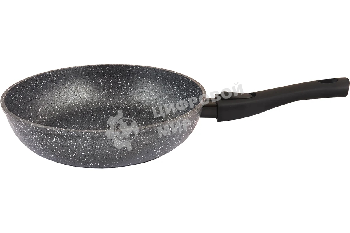 Сковорода Традиция ТКР2245И а/пр литая 24 см, съемн/руч Кристалл