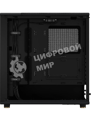 Компьютерный корпус Fractal Design North Charcoal черный без БП mATX 3x120мм 2xUSB 3.0 1xUSB3.1 audio bott PSU
