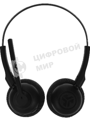 Гарнитура JLab GO Work Pop Wireless Headphones чёрный, беспроводная, Bluetooth, до 50 ч