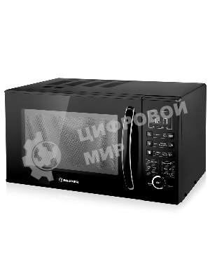 Микроволновая печь BRAYER BR2503 черный, 23 л, 900 Вт, переключатели - кнопки, поворотный механизм
