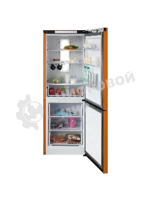 Холодильник Бирюса Б-T920NF оранжевый двухкамерный 210/100 л морозилка снизу, No Frost