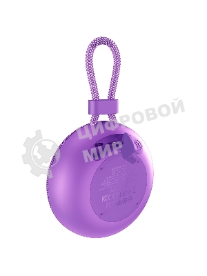 Портативная колонка круглая HOCO BS60 фиолетовый