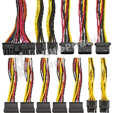 Блок питания ExeGate 800NPXE, 800W, (ATX, PPFC, PC, 12cm fan, 24pin, (4+4)pin, 2xPCI-E, 5xSATA, 3xIDE, черный, кабель 220V в комплекте 1,8м)