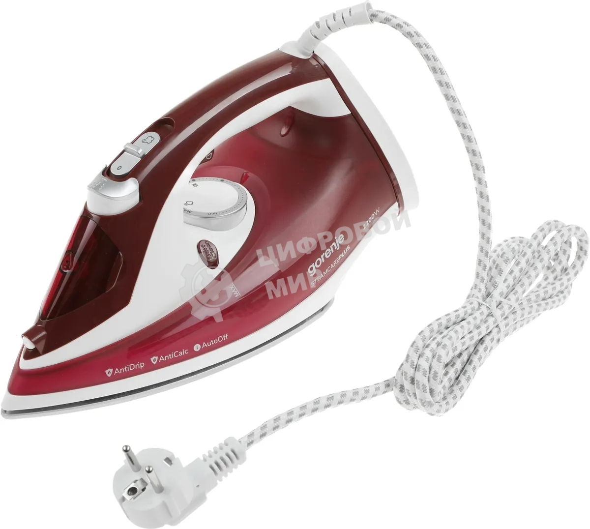 Утюг Gorenje SIH2200RBC 2200 Вт красный/белый