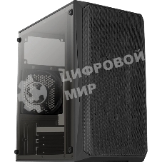 Компьютерный корпус Aerocool/Formula CS-107 черный без БП mATX 1x120мм 1xUSB 2.0 1xUSB 3.0 audio