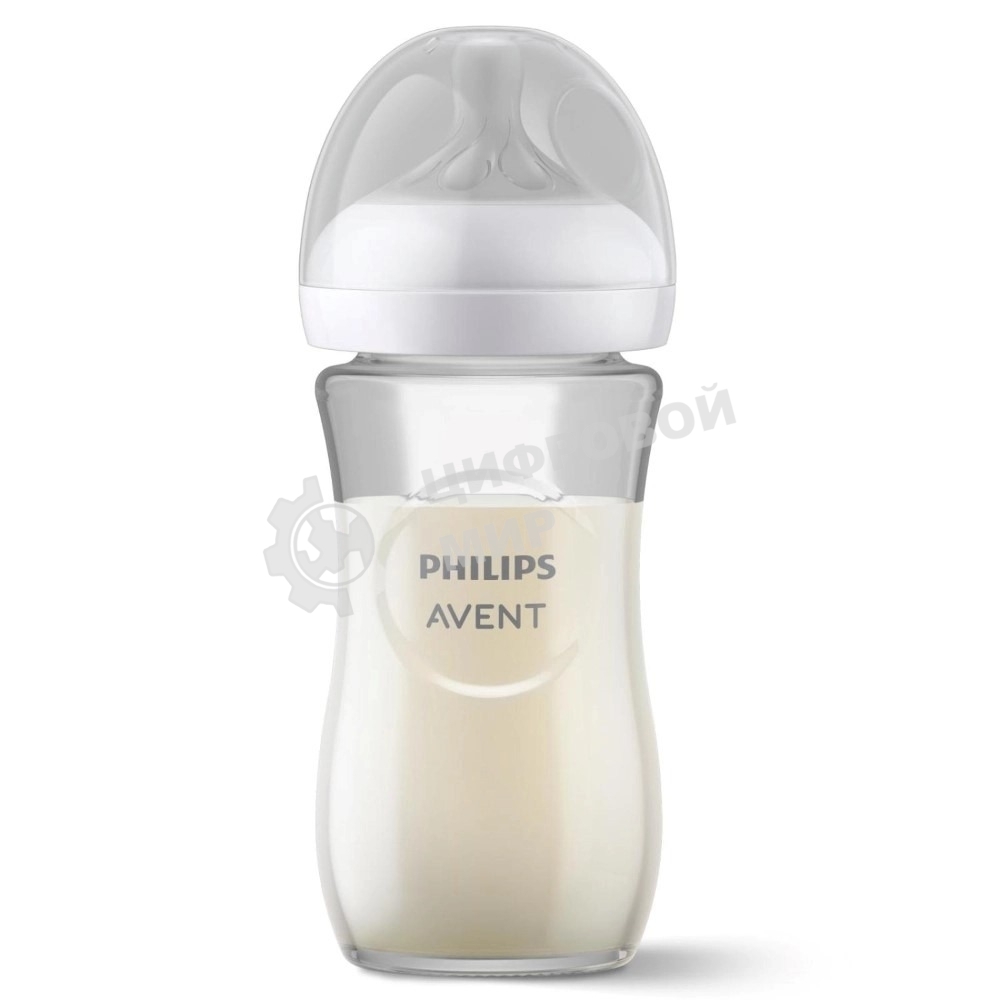 Бутылочка для кормления Philips SCY933/01 Avent NATURAL Response 250 мл, 1 шт, стекло