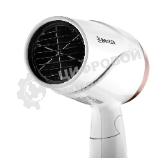 Фен BRAYER BR3026 белый/розовое золото, 1600 Вт, компактный