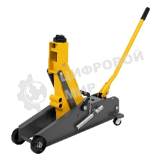 Домкрат гидравлический подкатной с фиксатором Denzel 3 т, 190-532 мм, SUV