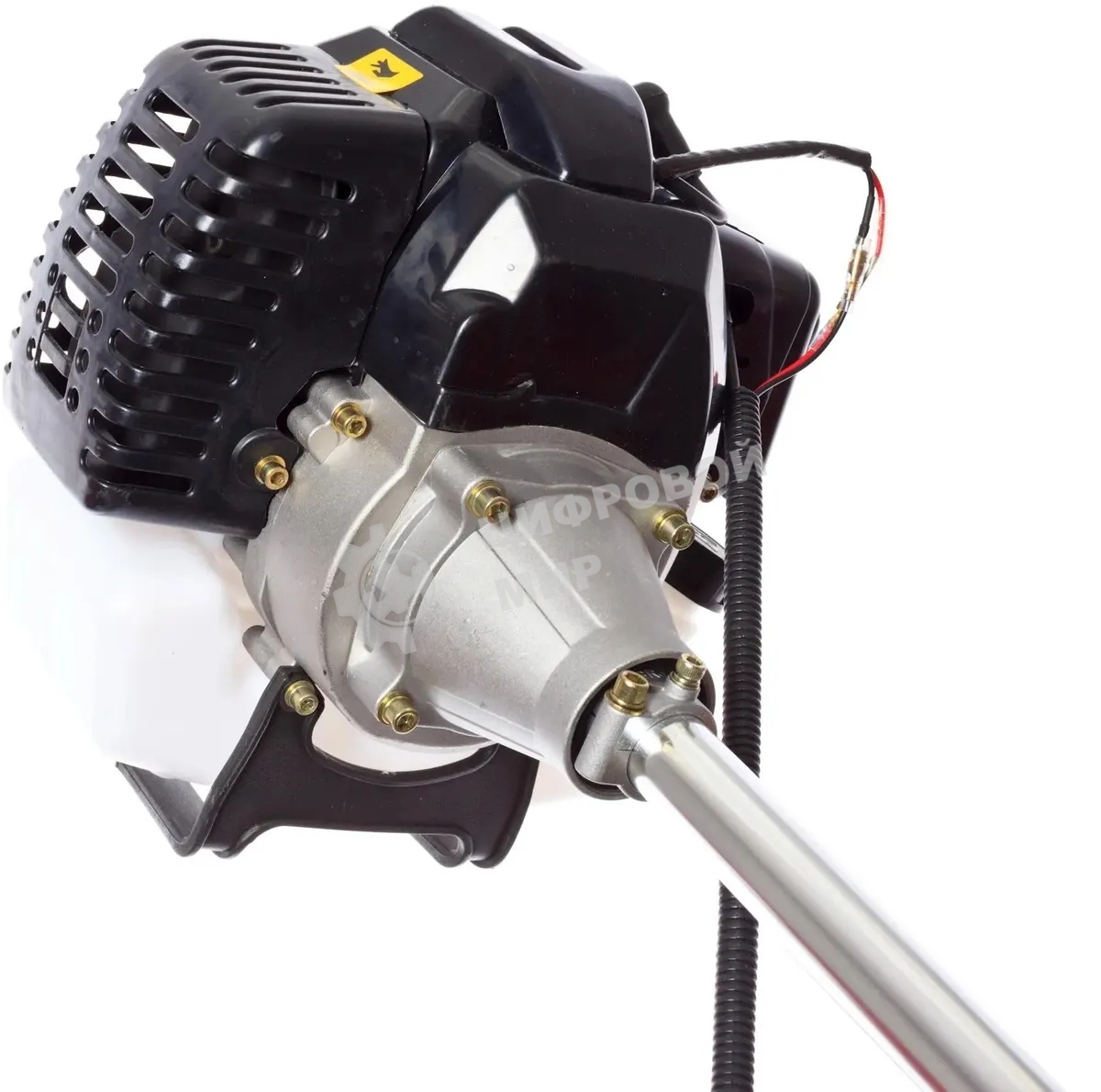 Триммер бензиновый RedVerg Gb52C. 2,2кВт/3,0л.с; 51,7 куб.см, прямая неразъемная штанга, велосипедная рукоятка, диск 3х лоп.- 255х25,4