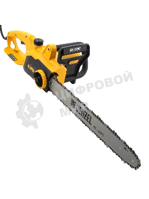 Пила цепная электрическая Denzel EDS-2200P 2,2кВт, поперечная, шина 45см, шаг 3/8, паз 1,3 мм, 63 зв