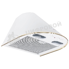 Вытяжка каминная Elikor Эпсилон 50П-430-П3Л белый/золотистый, 50 см, 430 м³/ч, 54 дБ