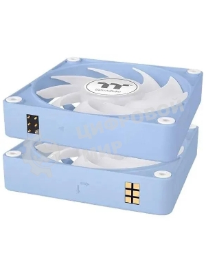 Вентилятор для корпуса Thermaltake CT140 EX Sync Hydrangea ARGb 140х140x25 синий (упаковка 3шт) CL-F197-PL14BU-A