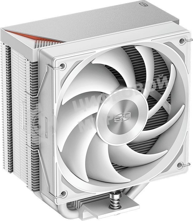 Устройство охлаждения (кулер) PcCooler RZ500 Soc-AM5/AM4/1200/1700/1851 белый 4-pin 32dB Al+Cu 250W Ret (RZ500-WHNWNX-GL)