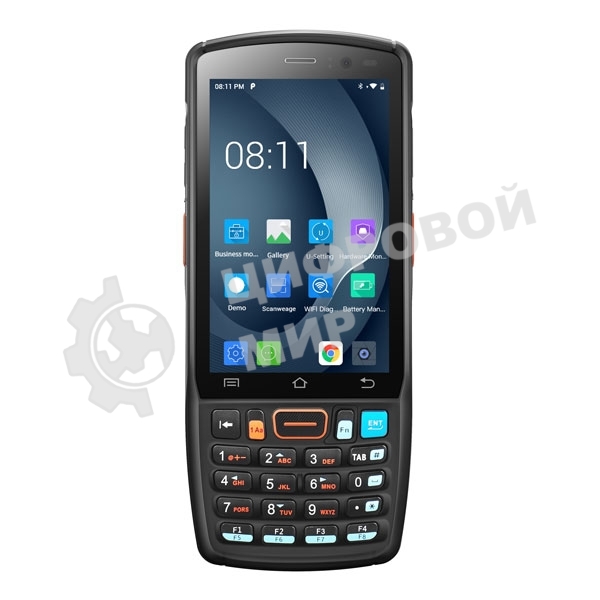 Терминал сбора данных UROVO DT40S (DT40S-12Q2USR4G27EU) 2D Imager Standard Range Urovo SE2030W, 3Gb/32Gb, Android 12.x, USB, Bluetooth, WiFi, NFС, GSM, 4G LTE, GPS, SIM-карта, 3G LTE, 4.0 