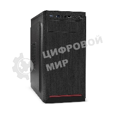 Компьютерный корпус Minitower ExeGate BAA-114U2-UNS500 (mATX, БП UNS500 с вент. 12см, 1хUSB+2хUSB 3.0, аудио, черный)