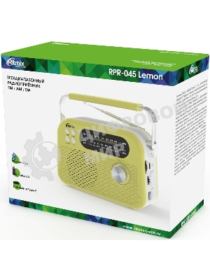 Радиоприемник Ritmix RPR-045 LEMON