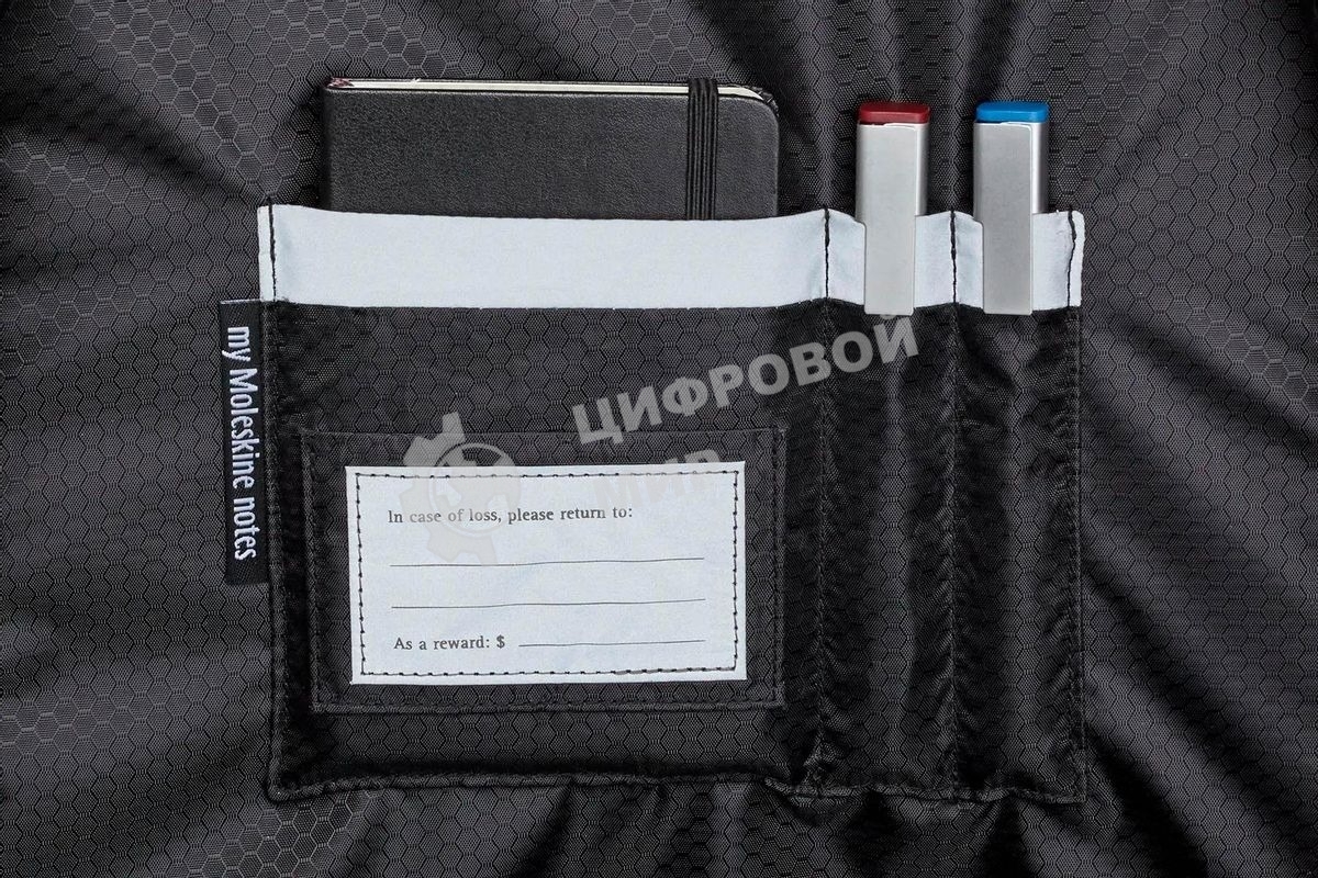 Рюкзак для ноутбука Moleskine METRO (ET82MTbKBK) 31x47x13см полиамид черный