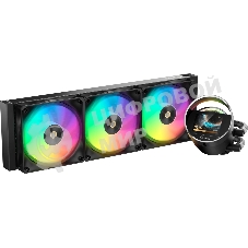 Система охлаждения Ocypus Sigma L36 BK ARGB, 360мм, LCD Pump 2.4