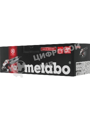 Шлифмашина угловая Metabo WEV 15-125 Quick 600468000 1550вт, 125 мм, 3.5Нм, 11000 об/мин, вес 2.5 кг