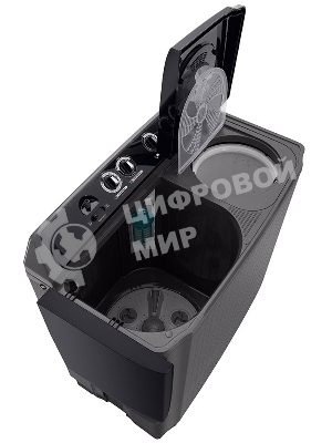 Стиральная машина LG P861RONT, черный, загрузка вертикальная 7 кг