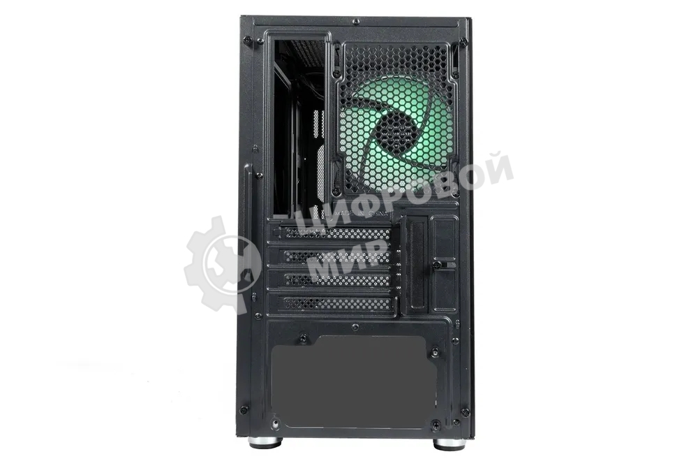 Компьютерный корпус mATX Eurocase M08 ARGB черный без БП закаленное стекло USB 3.0