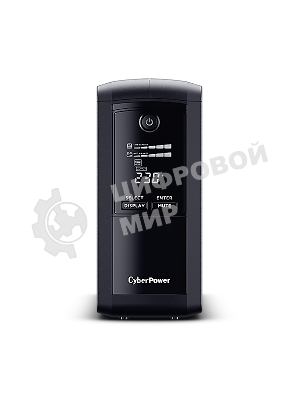 Источник бесперебойного питания UPS CyberPower VP700EILCD Line-Interactive 700VA/390W USB/RS-232/RJ11/45 (6 IEC С13)