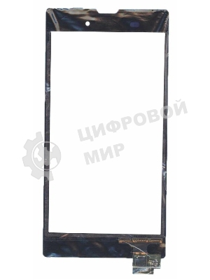Сенсорное стекло (тачскрин) для Sony Xperia T3, черное
