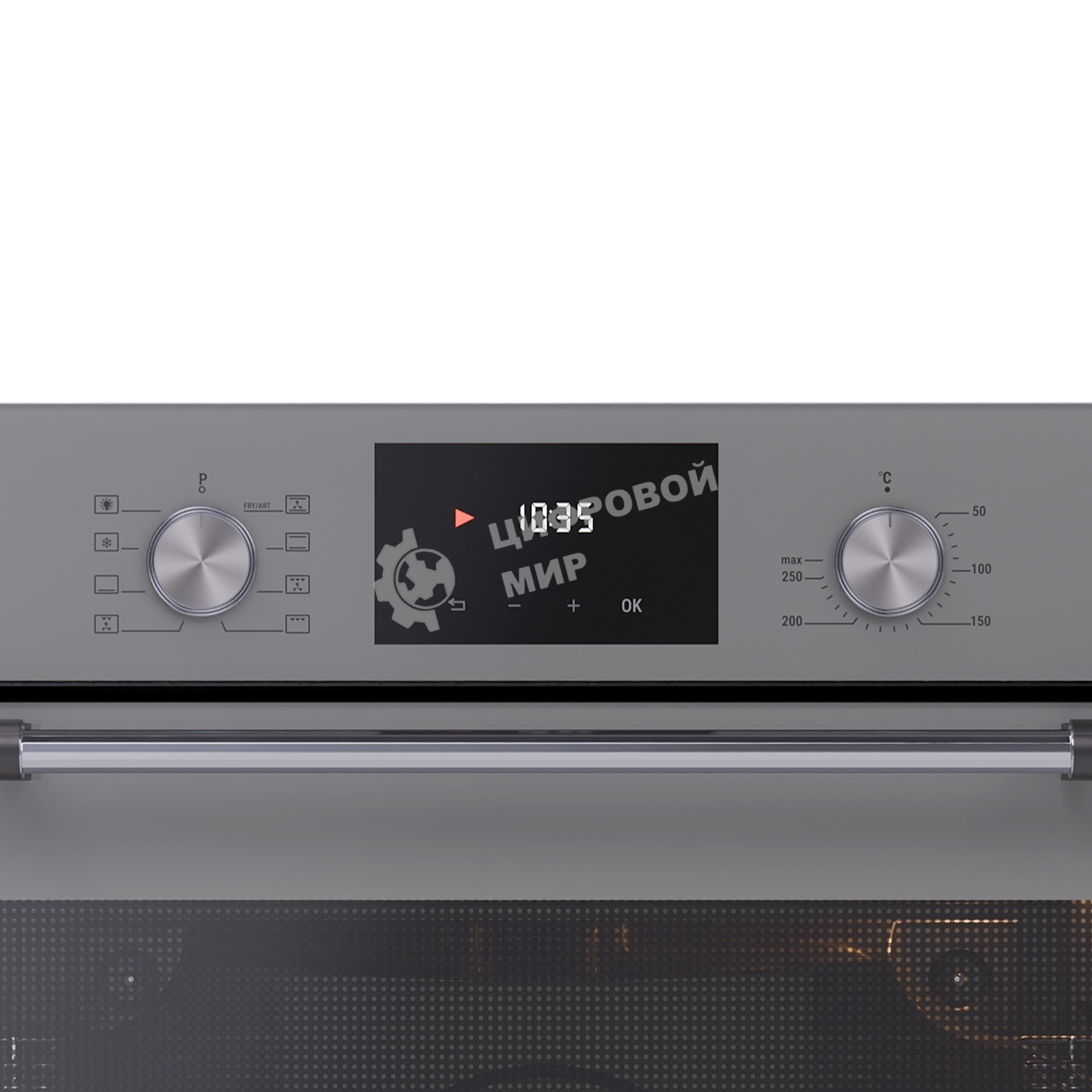 Духовой шкаф электрический LEX EDP 680 GR MAX, встраиваемый, серый