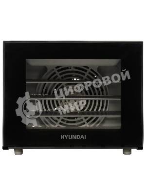 Сушка для фруктов и овощей Hyundai HYFD-1204 8под. 400 Вт, черный