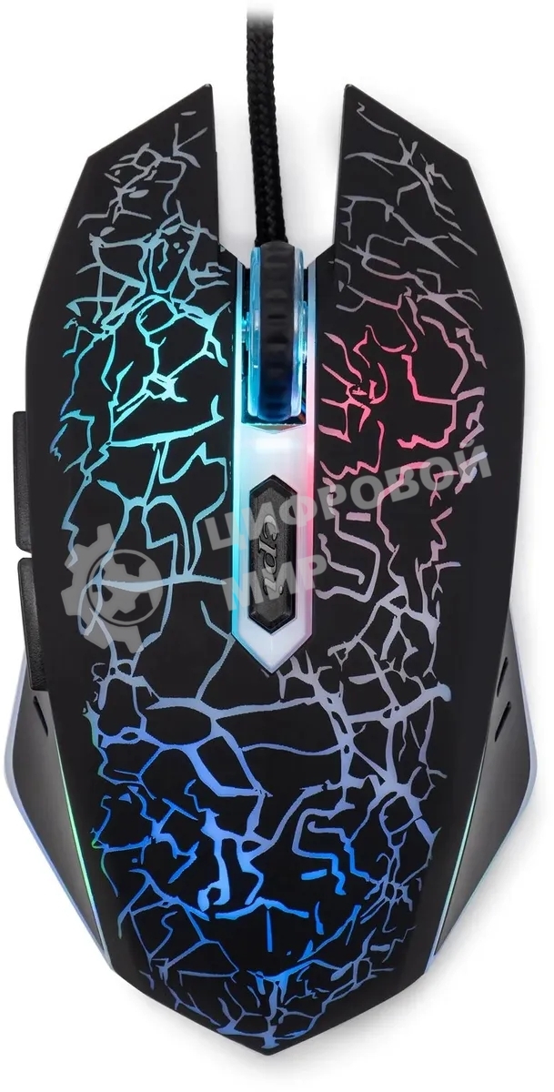 Мышь проводная Oklick 896G черный, 12800 dpi, USB, кнопки - 5