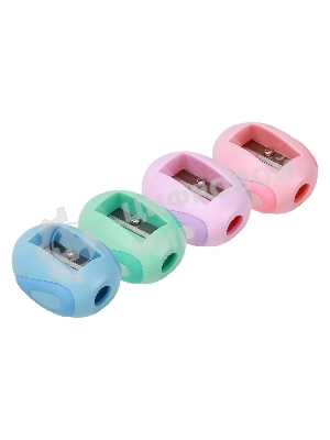 Точилка для карандашей ручная Deli MiYou EH550, 1 отверстие, пластик, ассорти, туба