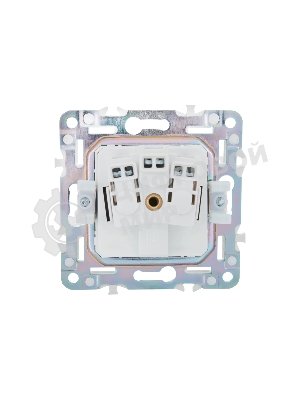 Розетка с/з без защитных шторок 16А IEK SKANDY SK-R05Gr серый