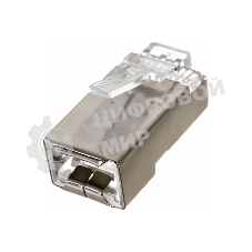 Коннектор VCOM RJ45 8P8C для FTP кабеля 5 кат. экранированные, 20 шт,