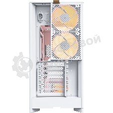 Компьютерный корпус Montech HS02 PRO белый без БП ATX 4x140мм 2xUSB 3.0 audio bott PSU