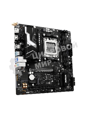 Материнская плата ASROCK B850M-X WIFI R2.0, AM5, AMD B850, 2xDDR5, 4xSATA, 2xM.2, 1xPCIe 5.0 x16, 1xPCIe 4.0 x4, 1xPCIe 3.0 x1, 1xDP, 1xHDMI, 1x2.5Gb LAN, Wi-Fi 6E, BT 5.2, 1xUSB-C 5Gbps, 3xUSB-A 5Gbps, 2xUSB-A 2.0, 3x3.5 мм, 7.1, mATX