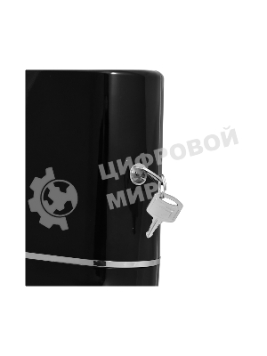 Диспенсер бумажных полотенец Puff 5135Bl, черный, с замком, ABS-пластик