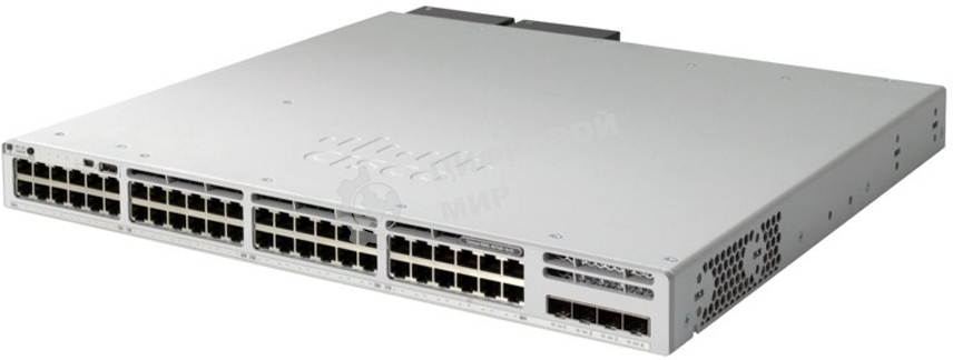 Коммутатор Cisco Catalyst C9300L-48P-4X-E, 48×1 Гбит/с, 4×10 Гбит/с SFP+