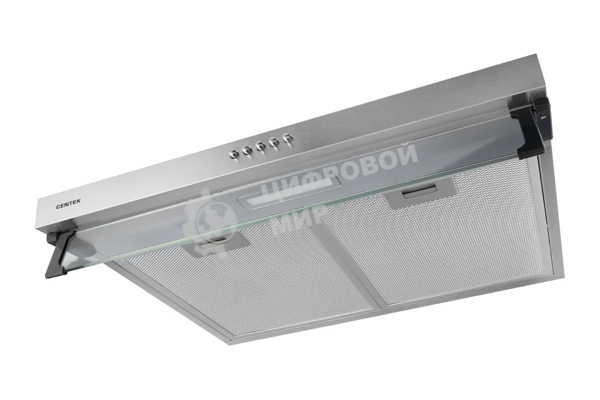 Вытяжка подвесная Centek СТ-1800-60 SS серебристый, 60 см, 350 куб. м/ч, 90 дБ