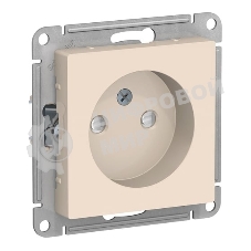 Механизм розетки 1-м СП AtlasDesign без заземл. защ. шторки 16А беж. SchE ATN000249