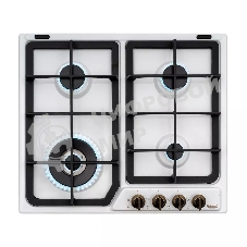Газовая варочная поверхность DeLonghi BF 46 PRO RUS, 4 конфорки, эмаль, 8000 Вт