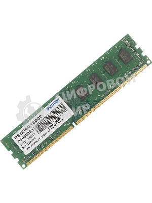 Оперативная память Patriot Signature PSD34G16002, DDR3, 4GB (1x4 GB), 1600 MHz, CL11