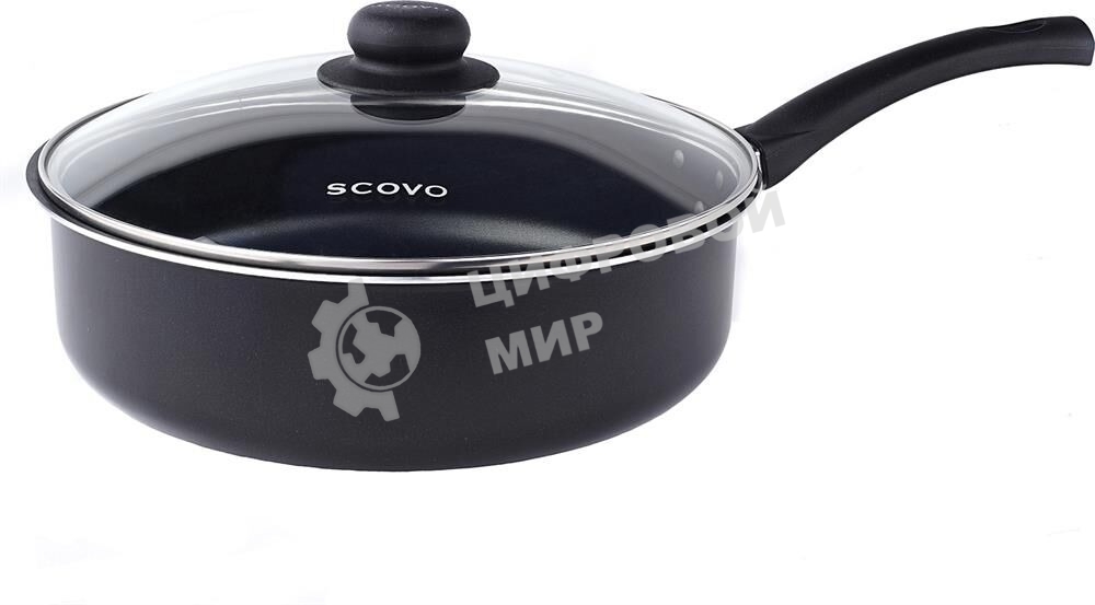Сотейник SCOVO RC021 Consul а/пр 26см стекл/кр