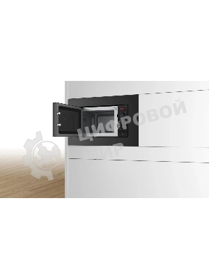 Микроволновая печь Bosch BFL623MB4 черный (встраиваемая)