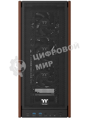 Корпус Thermaltake S370 WS, Midi-Tower, чёрный, 4 x 120 мм