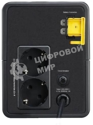 Источник бесперебойного питания APC Easy UPS BVX900LI / 900 ВA / 480W / 230V / 2 EURO 4xC13 Outlets