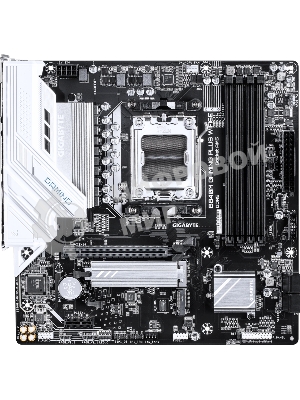 Материнская плата Gigabyte B840M GAMING PLUS WIFI6E, AM5, AMD B840, 4xDDR5, 4xSATA, 2xM.2, 1xPCIe 4.0 x16, 1xPCIe x1, 1xHDMI, 2xDP, 1x1Gb LAN, Wi-Fi 6E, Bluetooth 5.3, 1xUSB-C 10Gbps, 1xUSB-C 5Gbps, 1xUSB-A 10Gbps, 1xUSB-A 5Gbps, 3xUSB-A 2.0, 3x3.5 мм, 7.1, mATX